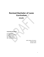 Revised Curriculum of LLB.doc